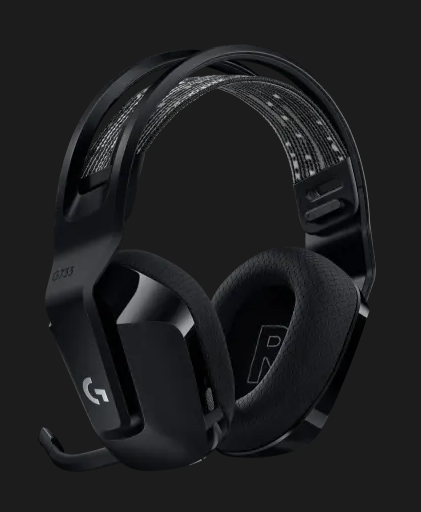 אוזניות גיימינג מקצועיות ותאורה RGB חיבור Wireless כולל מיקרופון Logitech | G733