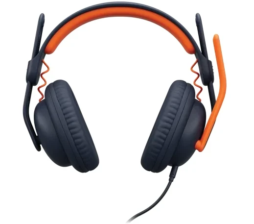 אוזניות מקצועיות כולל מיקרופון חיבור AUX/USB-C אלחוטי כולל כבל באורך 1.2 מטר Logitech | Logitech Zone Learn