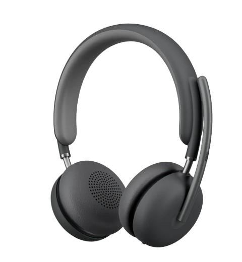אוזניות מקצועיות כולל מיקרופון חיבור USB-C אלחוטי כולל כבל באורך 1 מטר Logitech | Zone 950