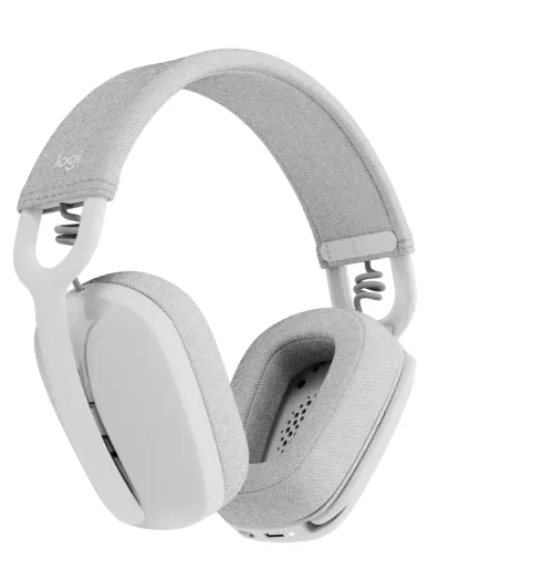 אוזניות מקצועיות כולל מיקרופון חיבור USB-C אלחוטי כולל כבל באורך 1 מטר Logitech | Zone Vibe 100