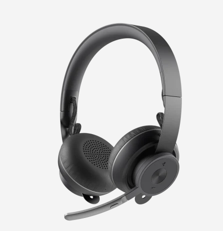 אוזניות מקצועיות כולל מיקרופון חיבור USB-C/USB אלחוטי כולל כבל באורך 1 מטר Logitech | Zone 750
