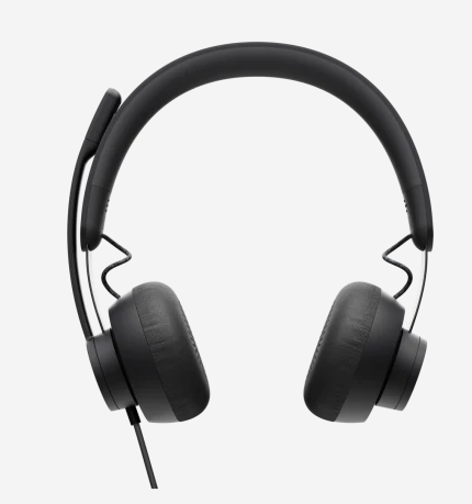 אוזניות מקצועיות כולל מיקרופון חיבור USB-C/USB אלחוטי כולל כבל באורך 1 מטר Logitech | Zone 750