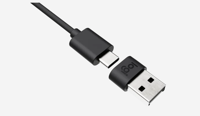 אוזניות מקצועיות כולל מיקרופון חיבור USB-C/USB אלחוטי כולל כבל באורך 1 מטר Logitech | Zone 750