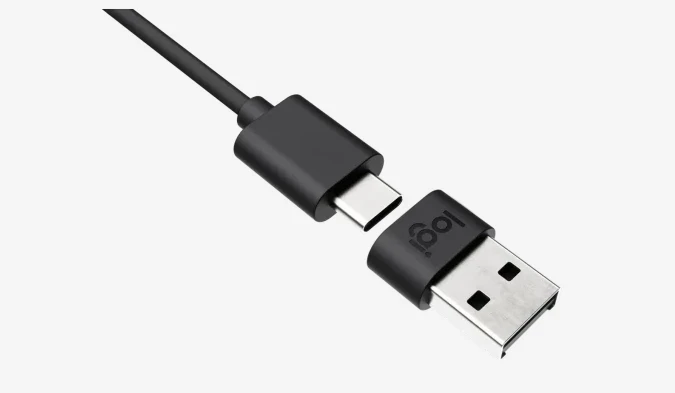 אוזניות מקצועיות כולל מיקרופון חיבור USB-C/USB אלחוטי כולל כבל באורך 1 מטר Logitech | Zone 750