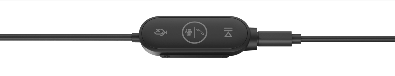 אוזניות מקצועיות כולל מיקרופון חיבור USB-CUSBAUX חוטי כולל כבל באורך 1.45 מטר Logitech Zone Wired Earbuds