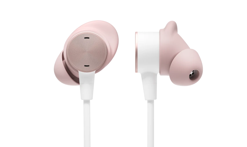 אוזניות מקצועיות כולל מיקרופון חיבור USB-CUSBAUX חוטי כולל כבל באורך 1.45 מטר Logitech Zone Wired Earbuds