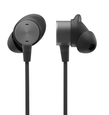 אוזניות מקצועיות כולל מיקרופון חיבור USB-C/USB/AUX חוטי כולל כבל באורך 1.45 מטר Logitech | Zone Wired Earbuds