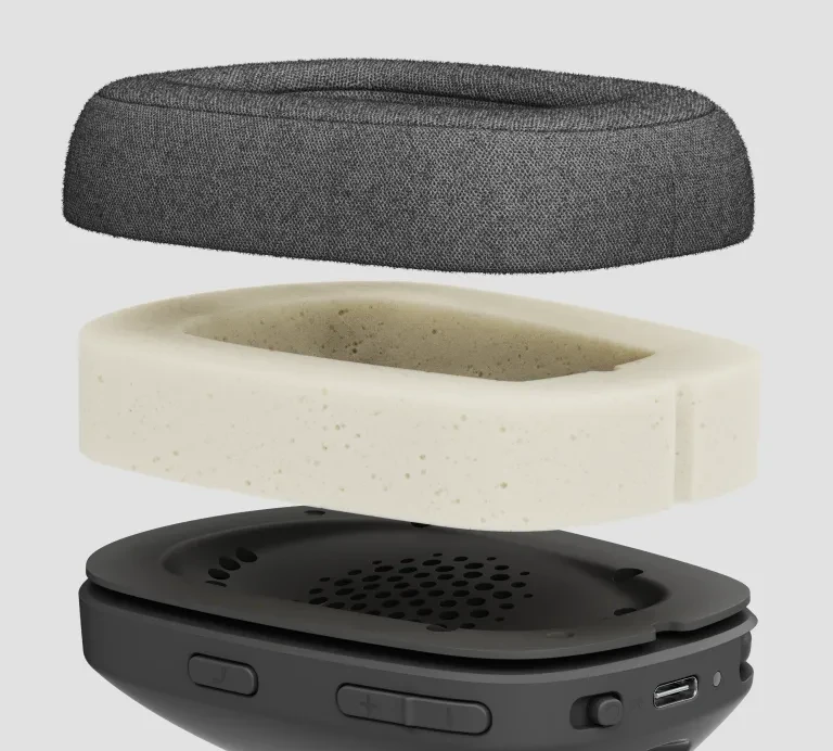 אוזניות מקצועיות כולל מיקרופון חיבור USB-C/USB/Bluetooth אלחוטי כולל כבל באורך 1.3 מטר Logitech | Zone Vibe 125