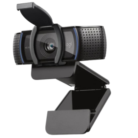 מצלמת רשת גמישה ומקצועית 4K Ultra HD חיבור USB חוטי כולל כבל באורך 1.5 מטר Logitech | C920s PRO HD WEBCAM