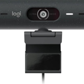 מצלמת רשת מקצועית 4K Ultra HD חיבור USB-C חוטי כולל כבל באורך 1.5 מטר Logitech | Brio 500