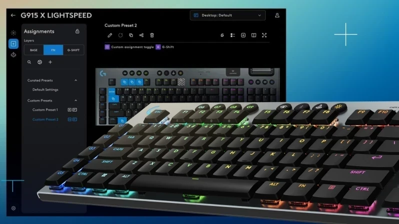 מקלדת גיימינג מקצועית חיבור USB חוטי Logitech | G515 TKL