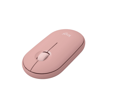 מקלדת ועכבר ארגונומיים הכולל 3 לחצנים חיבור USB אלחוטי טווח 10 מטר Logitech | Pebble 2 Combo