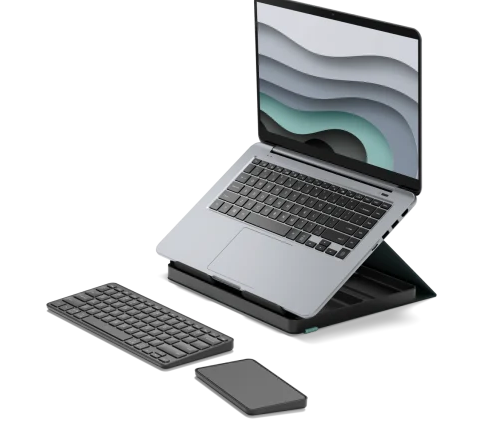 מקלדת ועכבר ארגונומיים הכולל 7 לחצנים חיבור USB אלחוטי טווח 10 מטר Logitech | MX Mechanical Mini for Mac Combo