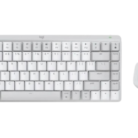 מקלדת ועכבר ארגונומיים הכולל 7 לחצנים חיבור USB אלחוטי טווח 10 מטר Logitech | MX Mechanical Mini for Mac Combo