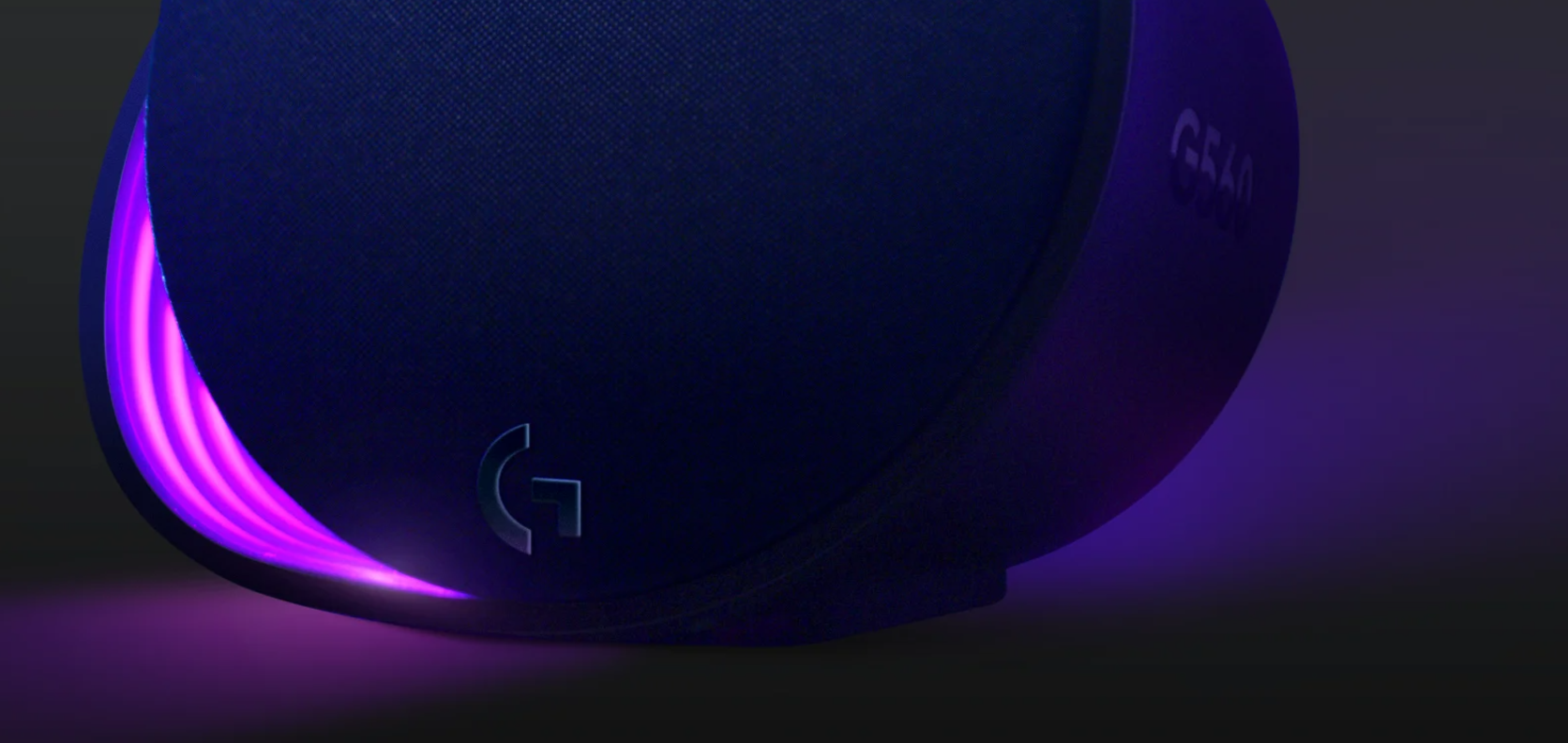 רמקול עם סאב ותאורה RGB חיבור Wireless בצבע שחור Logitech | G560