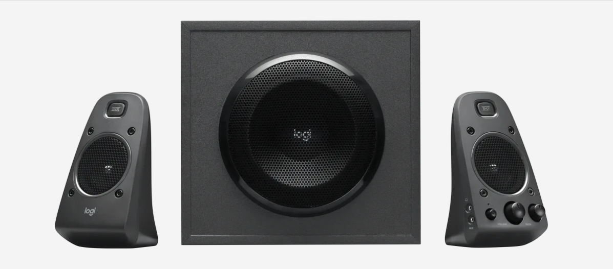 רמקולים למחשב עם חיבור AUX אורך הכבל כ- 120 ס"מ Logitech | Z625 Speaker System with Subwoofer and Optical Input