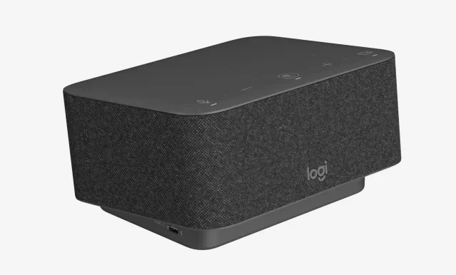 רמקולים למחשב עם תחנת עגינה של חיבורי All-in-one USB-C חיבור בלוטוס Logitech | Logi Dock
