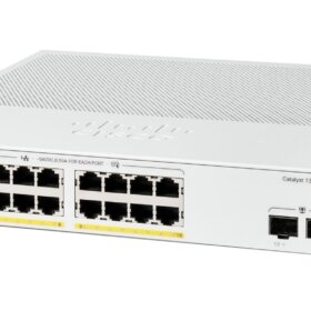 מתג סיסקו 16 יציאות מתג שולחני Cisco | C1300-16P-2G | PoE | 16-Port Switch | Catalyst 1300 Series