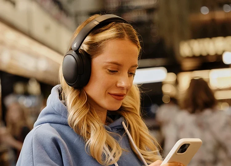אוזניות אלחוטיות חיבור Bluetooth מקצועיות עד כ 50 שעות כולל ביטול רעשים Edifier | EDF200149b | W800BT Pro