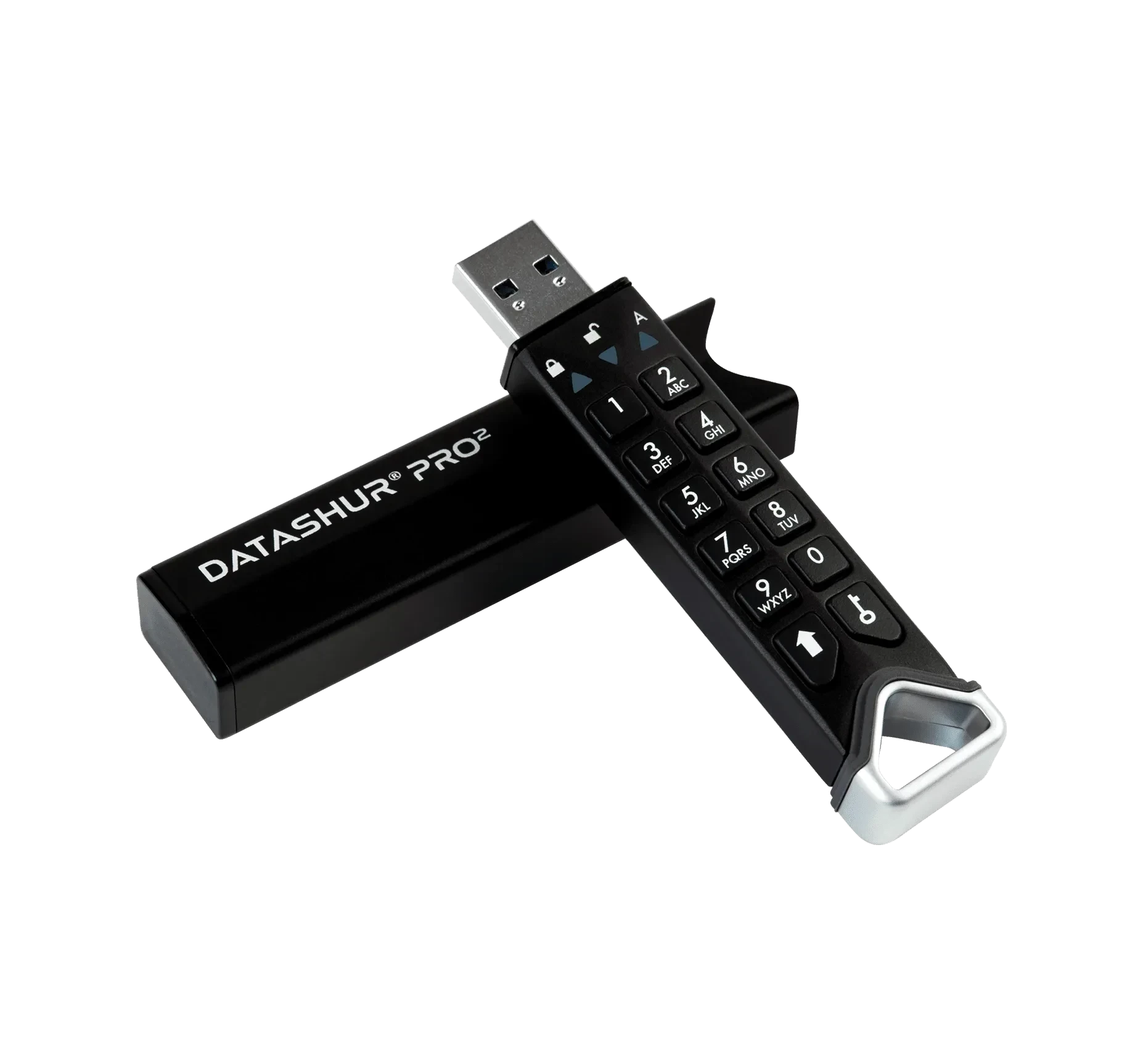 זיכרון נייד מוצפן חיבור USB 3.2 שלב 3 מעוצב iStorage datAshur Pro2 USB3 256-bit