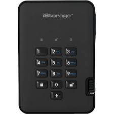 כרטיס לזיכרון נייד מוצפן מעוצב iStorage | 5060220251243 | IS-DA2-256-2000-B | diskAshur2 256-bit 2000GB - Black
