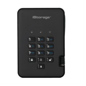 כרטיס לזיכרון נייד מוצפן מעוצב iStorage | 5060220251281 | IS-DA2-256-SSD-1000-B | diskAshur2 SSD 256-bit 1TB- Black