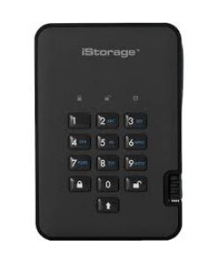 כרטיס לזיכרון נייד מוצפן מעוצב iStorage | 5060220251762 | IS-DA2-256-5000-B | diskAshur2 256-bit 5000GB - Black