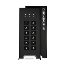 כרטיס לזיכרון נייד מוצפן מעוצב iStorage | 5060220253360 | IS-DAM2-256-240 | diskAshur M2 USB3 256-bit 240GB
