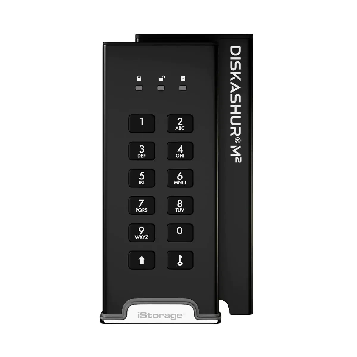כרטיס לזיכרון נייד מוצפן מעוצב iStorage | 5060220253377 | IS-DAM2-256-500 | diskAshur M2 USB3 256-bit 500GB