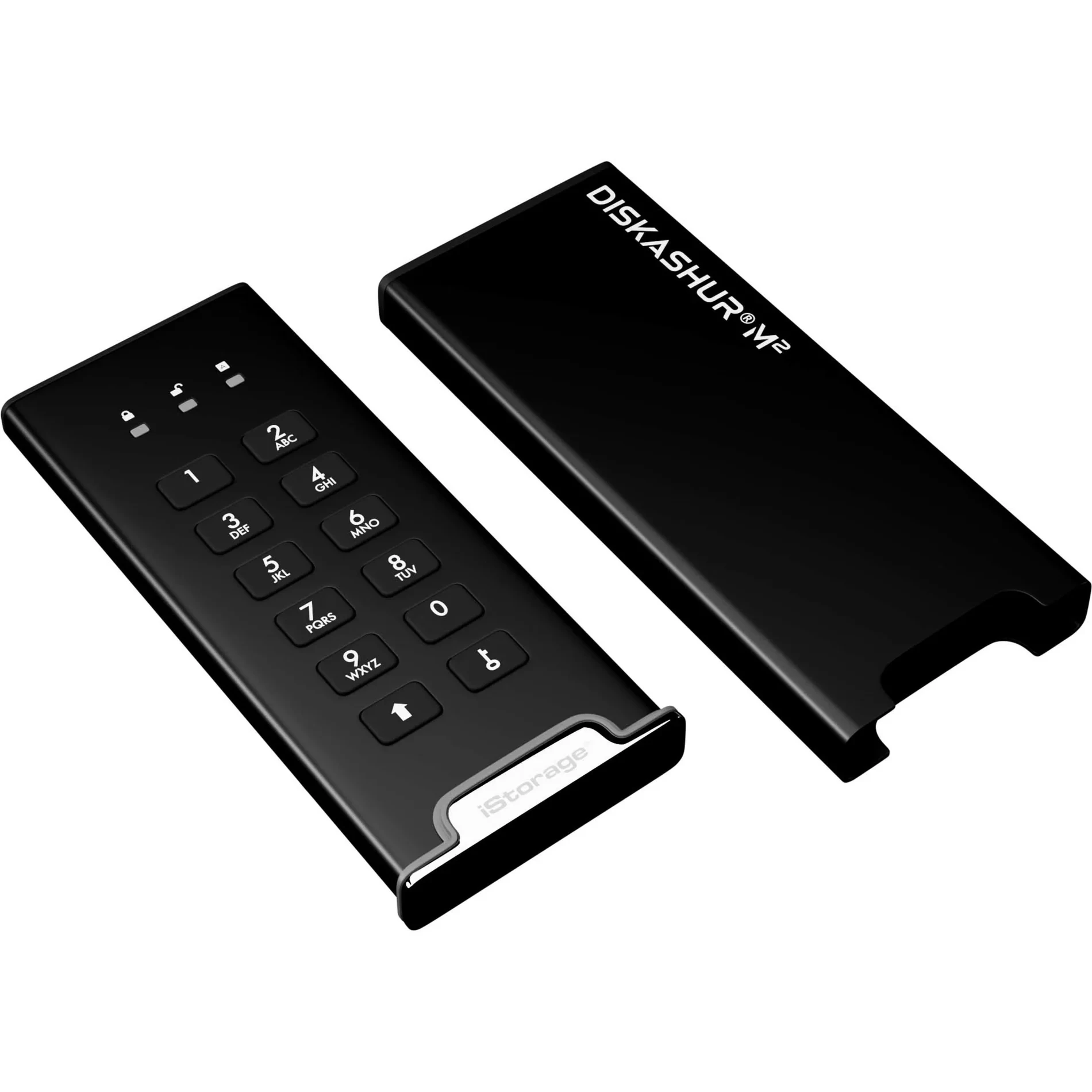כרטיס לזיכרון נייד מוצפן מעוצב iStorage | 5060220253377 | IS-DAM2-256-500 | diskAshur M2 USB3 256-bit 500GB
