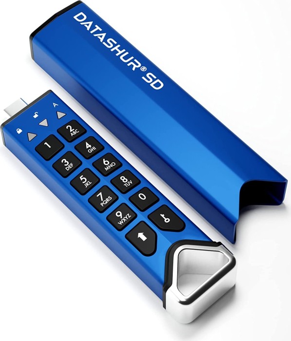 כרטיס לזיכרון נייד מוצפן מעוצב iStorage 5060220253551 IS-FL-DSD-256-DP datAshur SD Dual Pack + 1 KeyWriter Licence