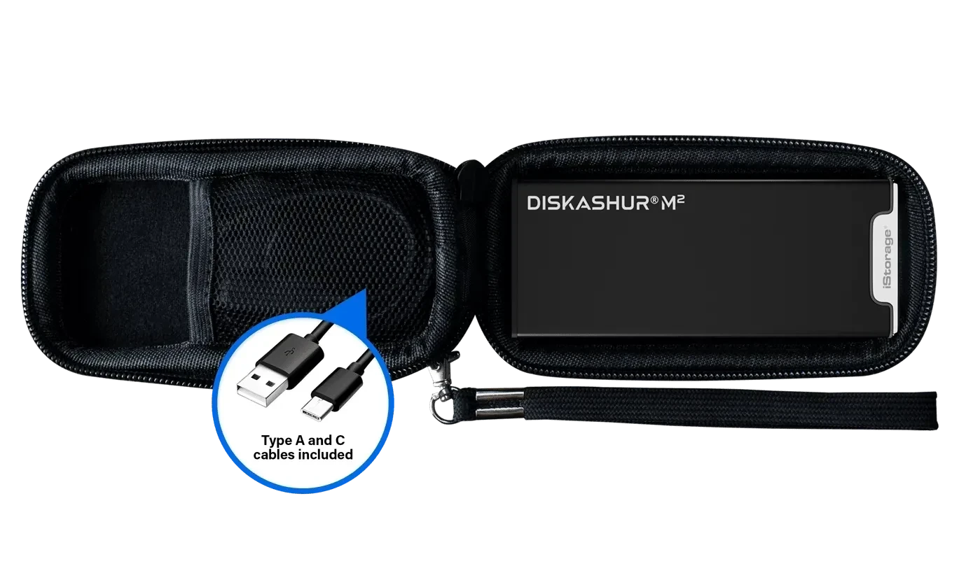 כרטיס לזיכרון נייד מוצפן מעוצב iStorage diskAshur M2 USB3