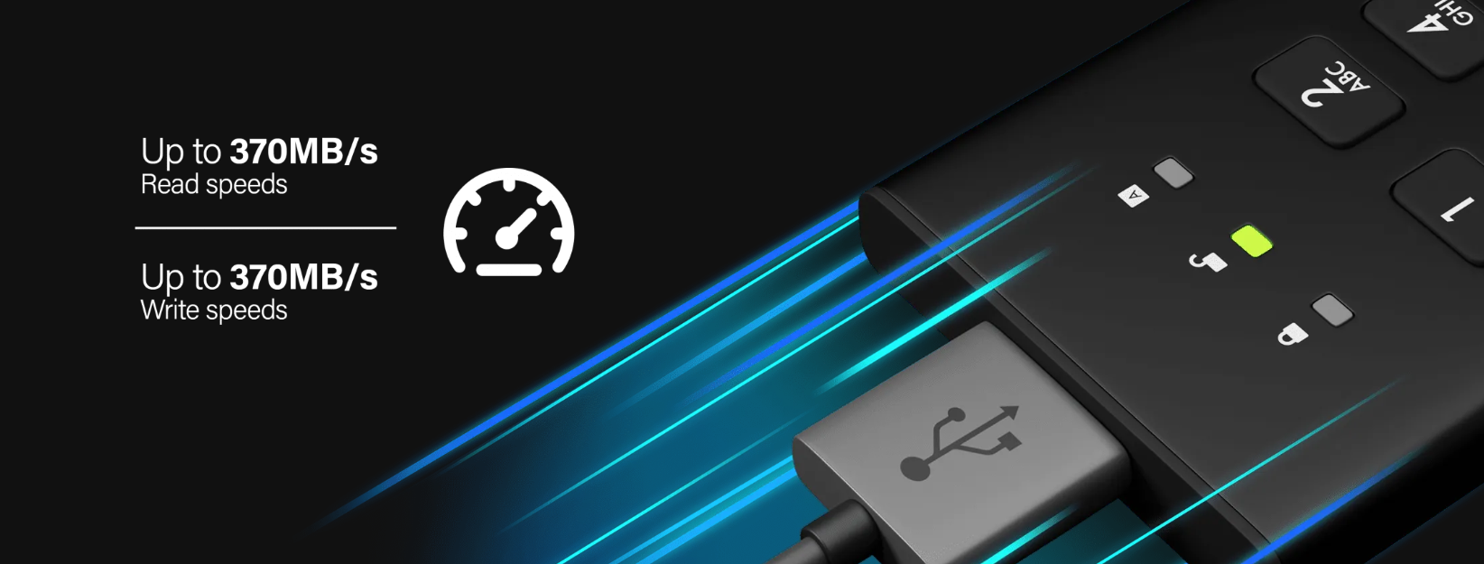 כרטיס לזיכרון נייד מוצפן מעוצב iStorage diskAshur M2 USB3