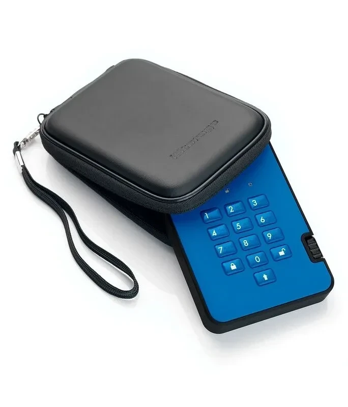 כרטיס לזיכרון נייד מוצפן מעוצב iStorage | 5060220251229 | IS-DA2-256-500-B | diskAshur2 256-bit 500GB - Black