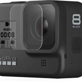 מדבקת הגנה קדמית + אחורית ל Hero8 מהיר GoPro זכוכית מחוסמת להגנה מירבית GoPro | 171073H