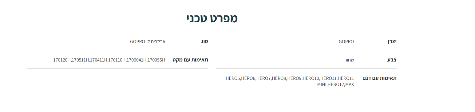 מוט סלפי משולב חצובה למצלמות GoPro – בצבע שחור GoPro | 171039H