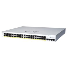 מתג חכם סיסקו 48 יציאות מתג שולחני Cisco | CBS220-48T-E-2G-EU | PoE | 48-Port Switch | 220 Series