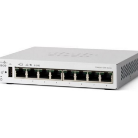 מתג חכם סיסקו 8 יציאות מתג שולחני Cisco | C1200-8T-D | PoE | 8-Port Switch | Catalyst 1200 Series