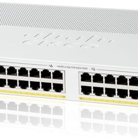 מתג סיסקו 24 יציאות מתג שולחני Cisco | C1200-24P-4G | PoE | 24-Port Switch | Catalyst 1200 Series