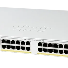 מתג סיסקו 24 יציאות מתג שולחני Cisco | C1300-24FP-4G | PoE | 24-Port Switch | Catalyst 1300 Series