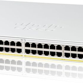 מתג סיסקו 48 יציאות מתג שולחני Cisco | C1200-48P-4G | PoE | 48-Port Switch | Catalyst 1200 Series