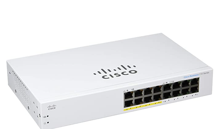 מתג סיסקו Cisco CBS110-16PP-EU PoE 16-Port Switch