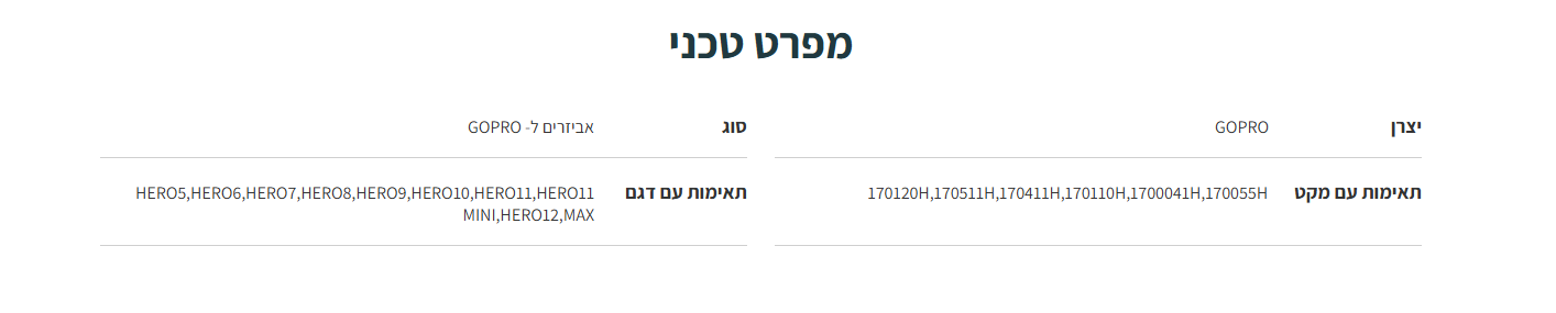 ערכת אביזרים GoPro Sports Kit כולל תיק קומפקטי הניתן לנשיאה GoPro | 171028H