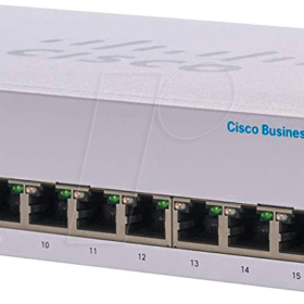 רכזת סיסקו 16 יציאות מתג שולחני לא מנוהל Cisco | CBS110-16T-EU | Business Switch