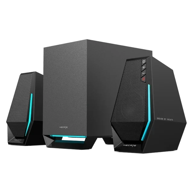 רמקול גיימינג עם אפקטים של תאורה ותאימות Bluetooth בצבע שחור Edifier | EDF701008b | G1500 MAX - 2.1 Desktop Gaming Speakers