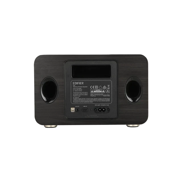 רמקול שולחני מעוצב עם חיבורי Bluetooth ואיכות סאונד מצוינת (כולל סוללה) Edifier | EDF100080b | D32 - Tabletop Wireless Speaker