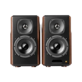 רמקולים חזקים עם תמיכה ב-Hi-Res וחיבורי Bluetooth בצבע חום Edifier | EDFS2000MIIIbr | S2000MKIII New Classic Hi-Fi Active Speaker