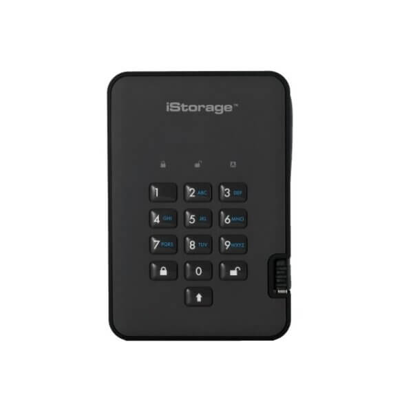 כרטיס לזיכרון נייד מוצפן מעוצב iStorage | 5060220253452 | IS-DA2-256-SSD-16000-GN | diskAshur2 SSD 256-bit 16TB - Green