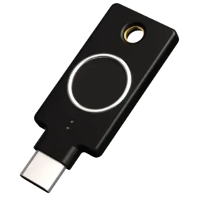 YubiKey C Bio – מפתח אבטחה ביומטרי USB-C | אבטחת FIDO2 מתקדמת