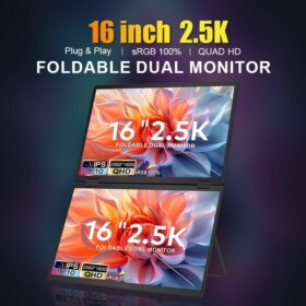 מרחיב תצוגה ל 2 מסכים 2Connect  גודל  16" איכות 2.5K